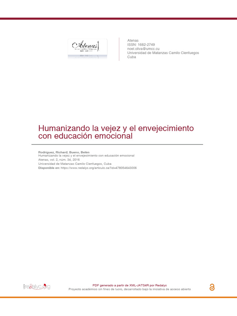 Humanizando La Vejez y El Envejecimiento | PDF | Las emociones ...