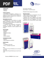 Digeril: Usos y Dosis para Adultos y Niños | PDF