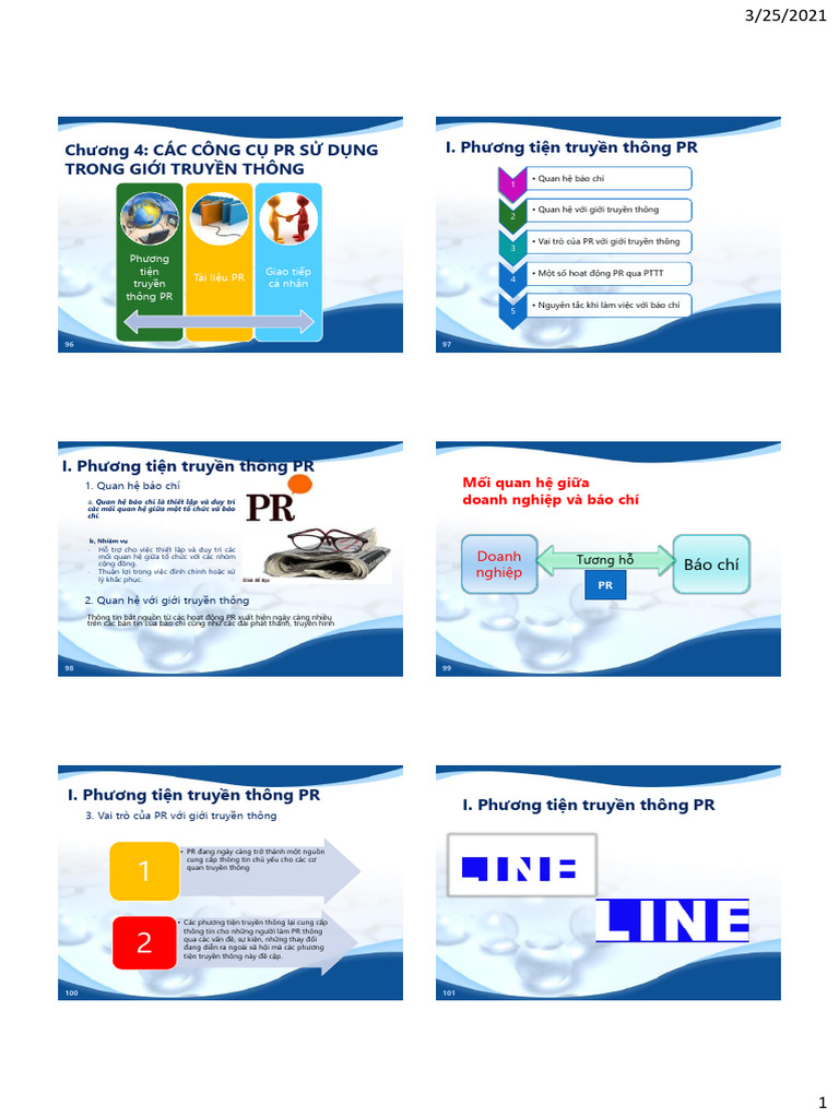 QUAN HỆ CÔNG CHÚNG - PR Hc 3TC- Chương 4 | PDF