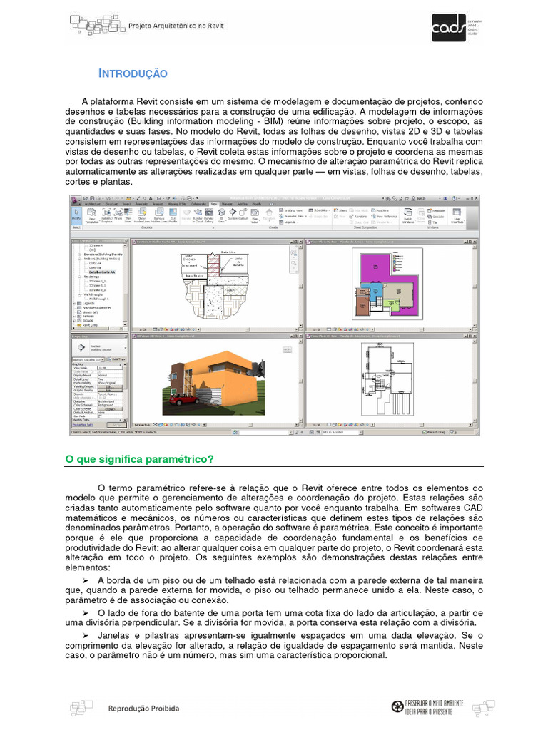 Introdução ao Revit e Modelagem BIM | PDF | Autodesk Revit