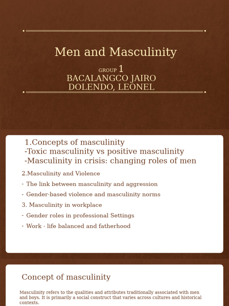 Understanding Masculinity and Its Impact | PDF | Masculinity | Violence