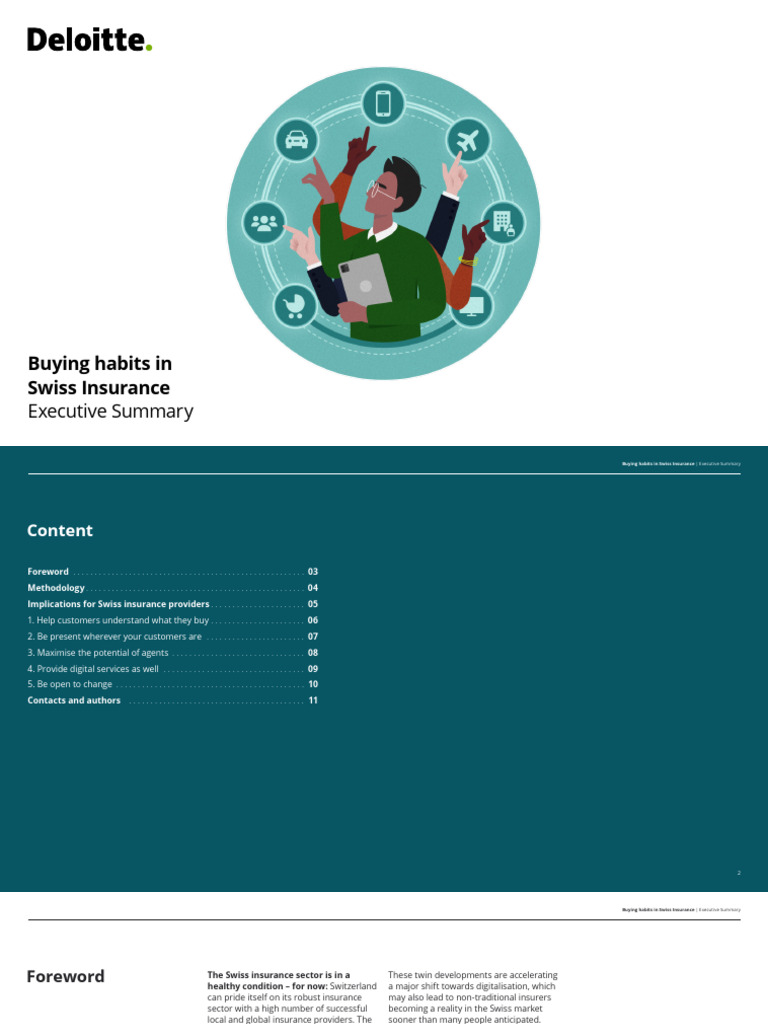 Deloitte CH en Financial Services Buying Habits in Swiss Insurance ...