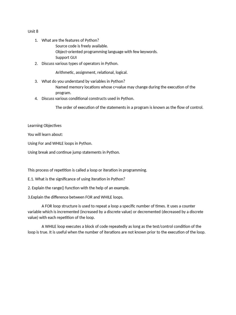 Unit 8 | PDF