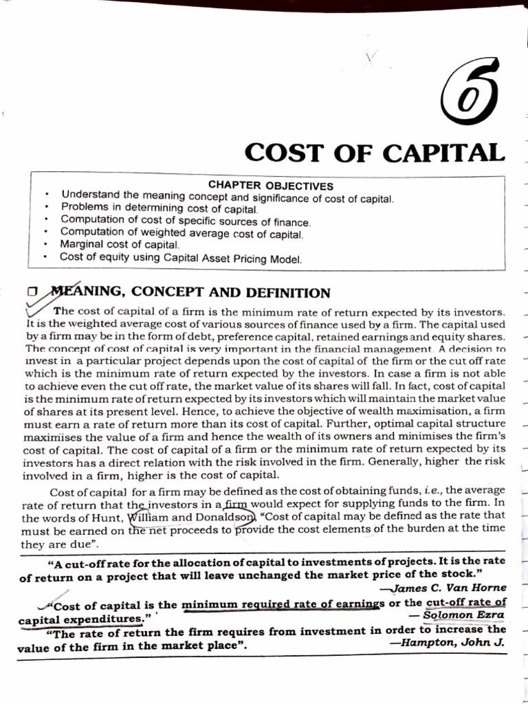 Understanding Cost of Capital | PDF | Cost Of Capital | Dividend