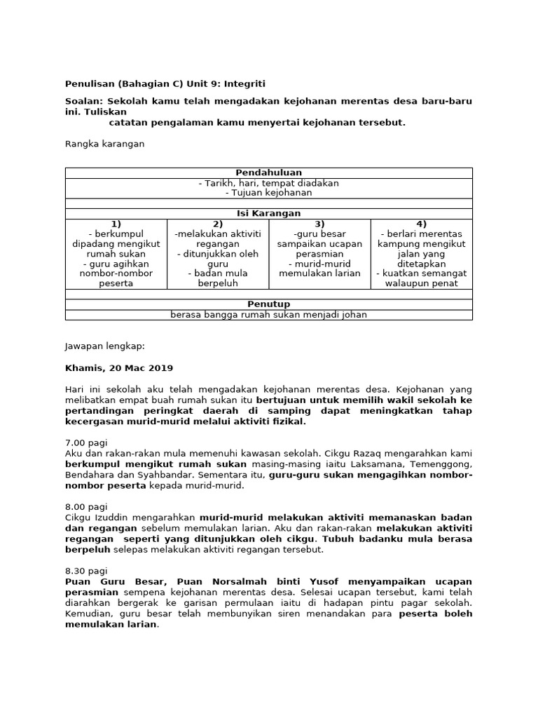 4. Penulisan Bahagian C | PDF