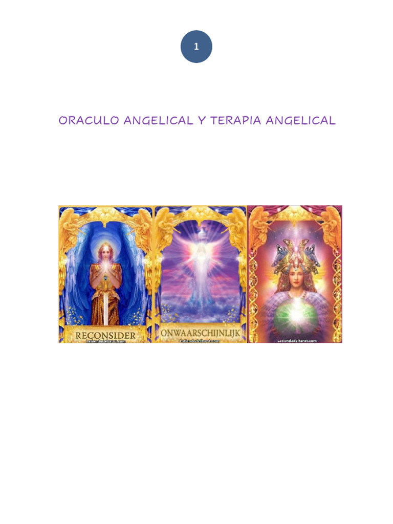Oraculo y Terapia Angelical | PDF