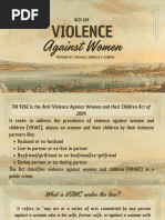 VAWC Infographic | PDF | Violence Against Women | Violence