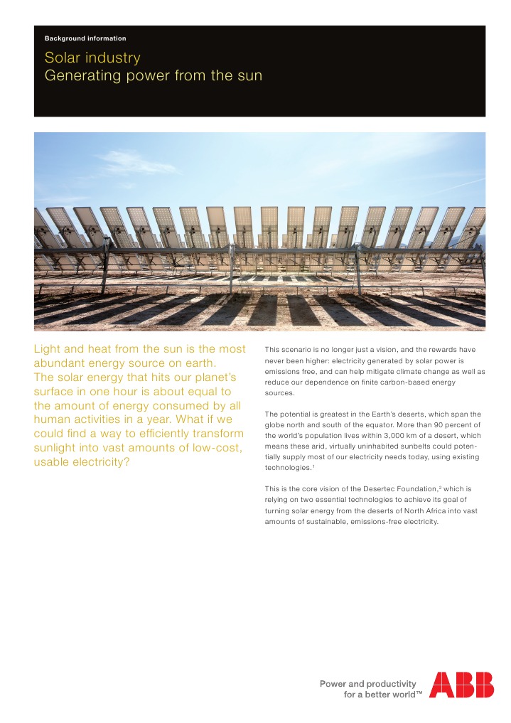Generating Power From The Sun | PDF | Solar Power | Photovoltaics
