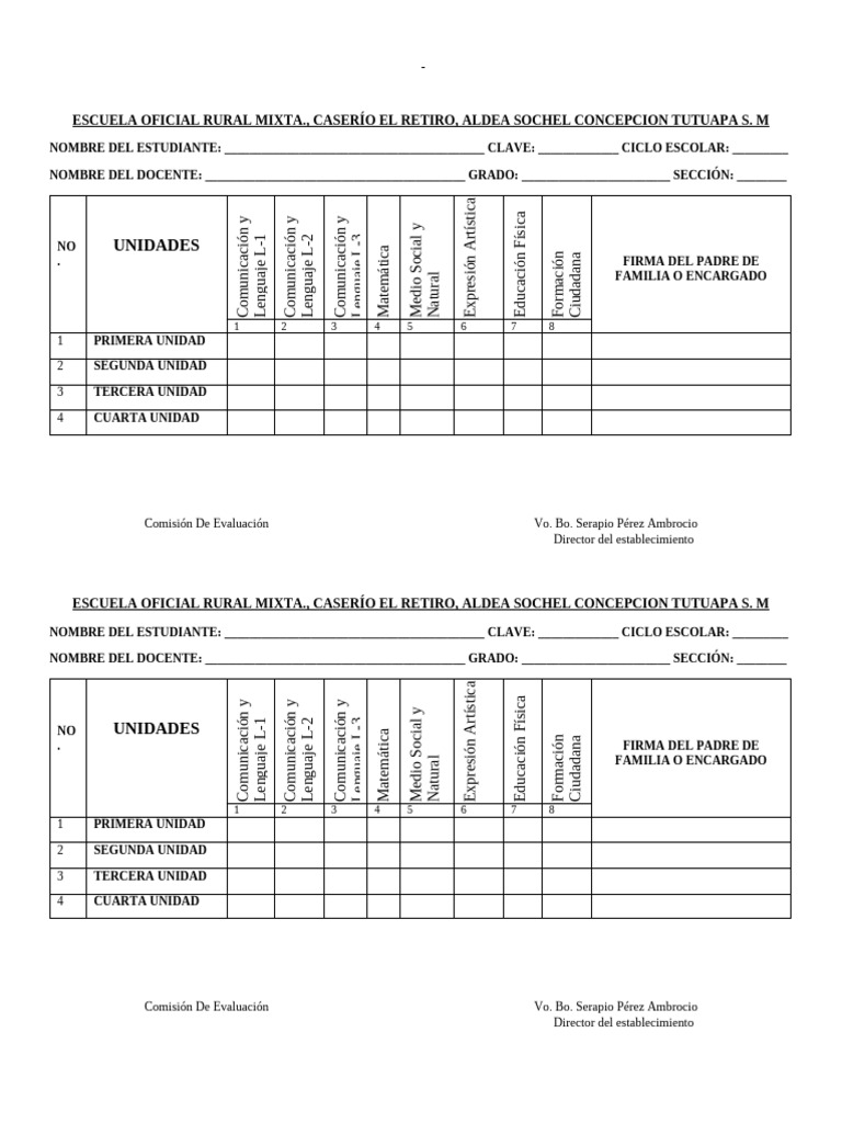 Evaluación Escolar en Aldea Sochel Tutuapa | PDF | Aprendizaje