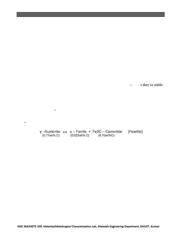 Heat Treatment of Steels Lab Guide | PDF | Heat Treating | Steel
