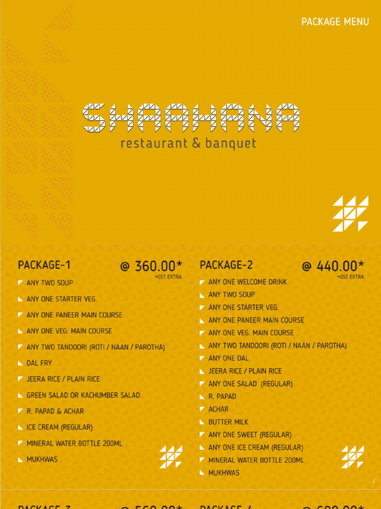 Banquet Package | PDF