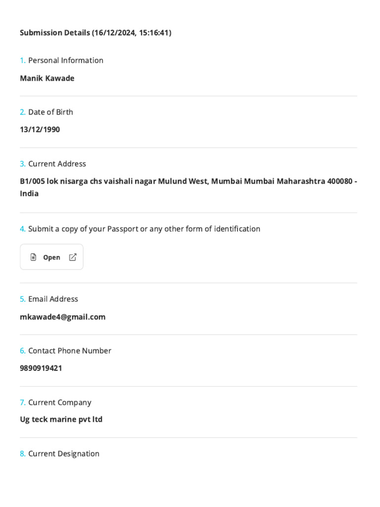 Training Registration Form - Forms - App | PDF