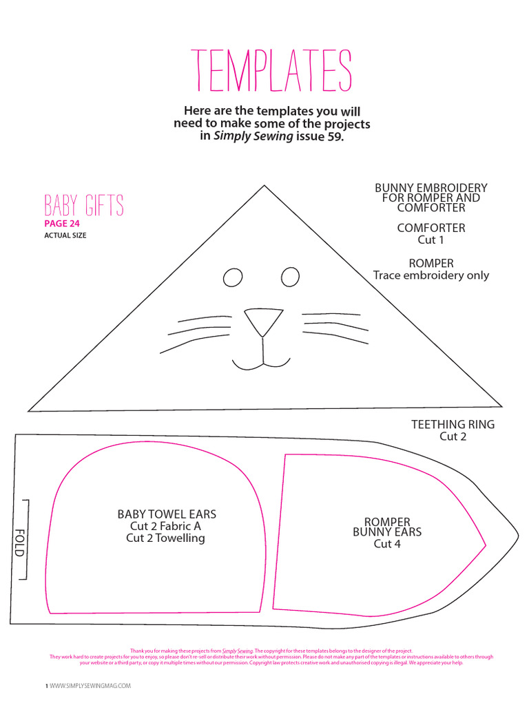 Simply Sewing Templates Issue 59 b358fd0 | PDF | Clothing | Textile Arts