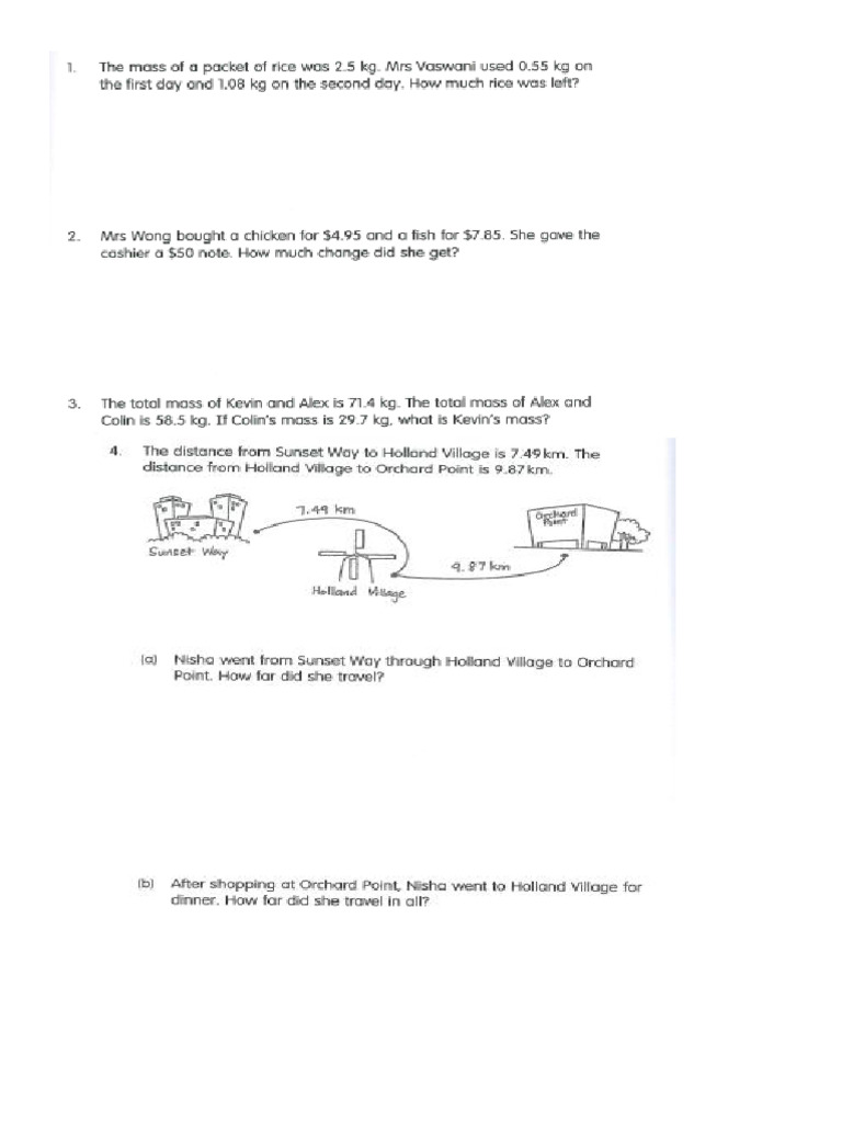 12.1 Word Problem | PDF