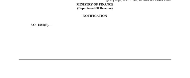 Notification No 32 2025 | PDF