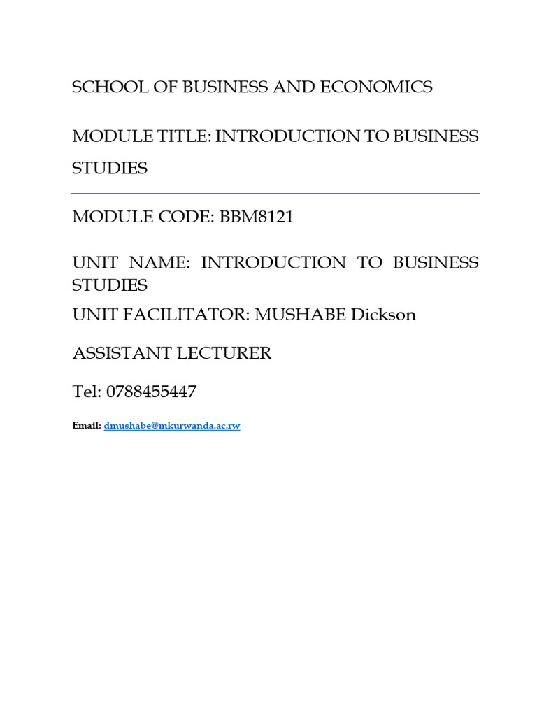 Business Studies Notes 2 | PDF | Partnership | Factors Of Production