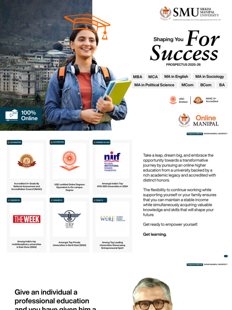 Smu All Courses Domestic Brochure | PDF | Sociology | Master Of ...