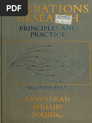 Principles and Practice of Research 第二版 Operations Research Principles & Practice - Ravindran, Phillips