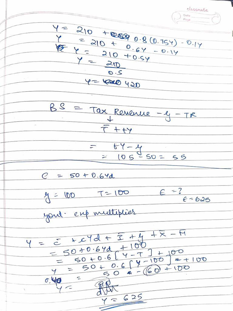 Class Notes | PDF