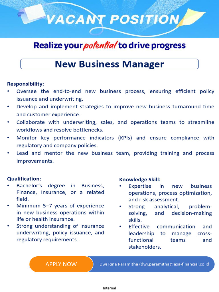 AFI - Vacant Position 2025 (FEB 2025) | PDF | Actuarial Science | Insurance