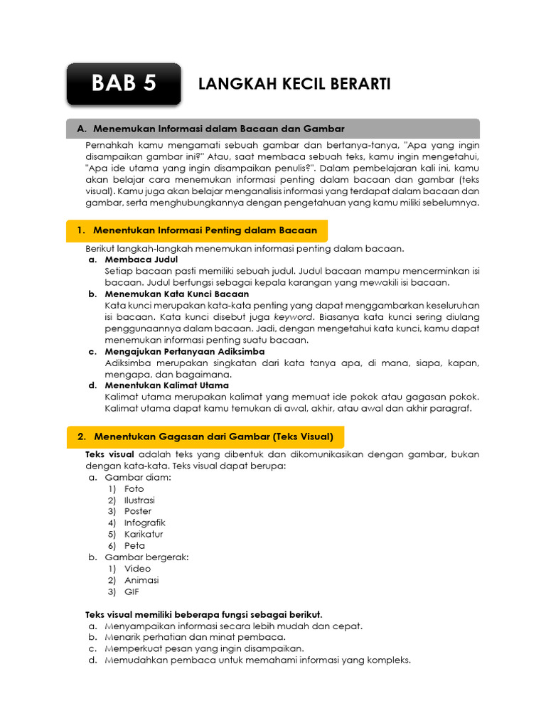 Menemukan Informasi dalam Teks Visual | PDF