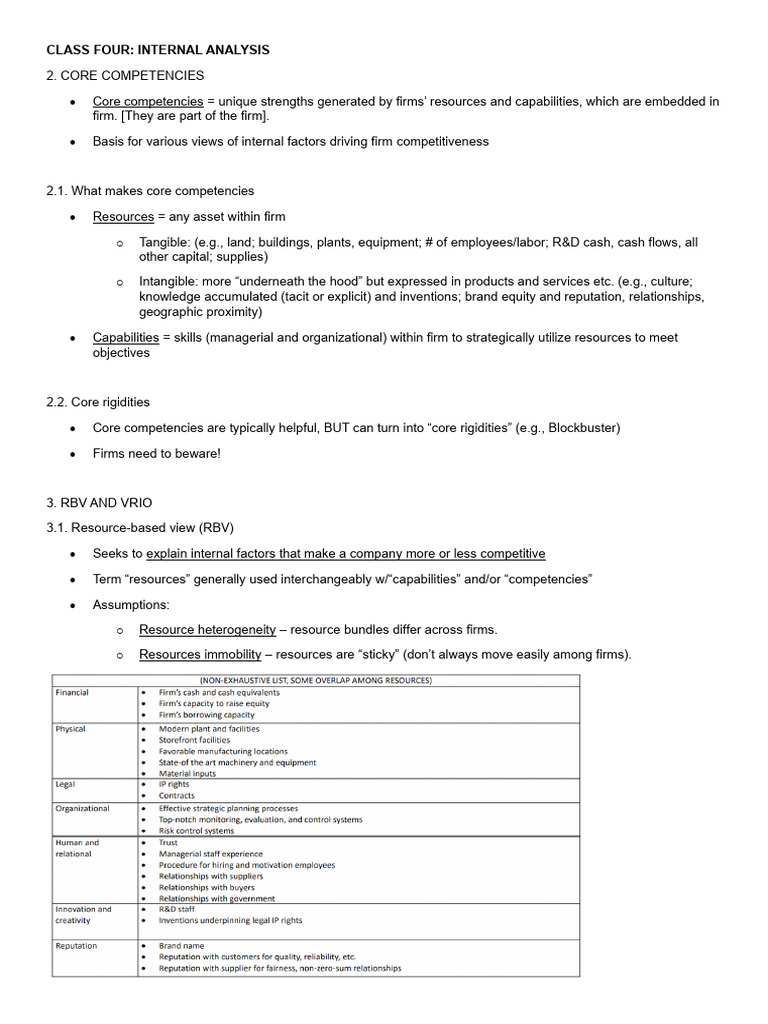 Strategic Management - CLASS FOUR | PDF | Economies | Business Economics