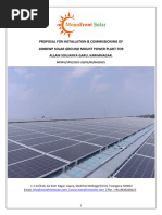1 MW Solar Power Plant Project Report | PDF | Photovoltaic System | Solar  Power