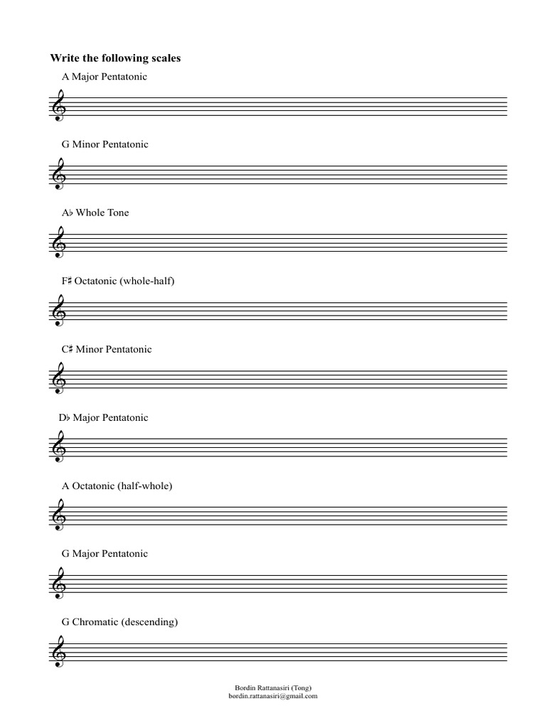 Essential Music Scales Guide | PDF