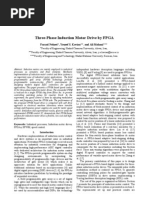 Three-Phase Induction Motor Drive by FPGA