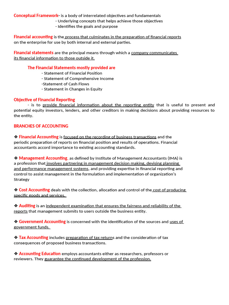 Overview of Financial Accounting Standards | PDF | International ...