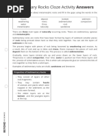 Rock Cycle Comic Strip Project Guide | PDF | Rock (Geology ...