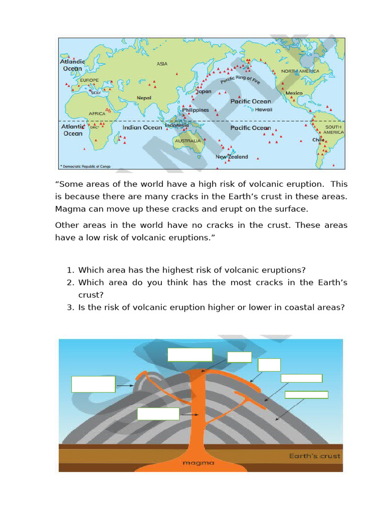 Volcanoes and Earthquakes | PDF
