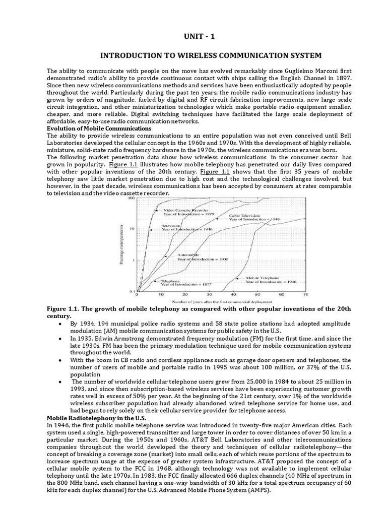 Introduction to Wireless Communication | PDF | Cellular Network ...
