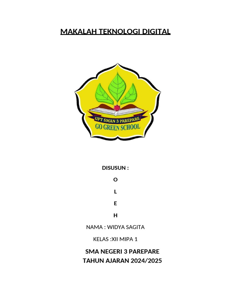 Makalah Teknologi Digital 2024/2025 | PDF