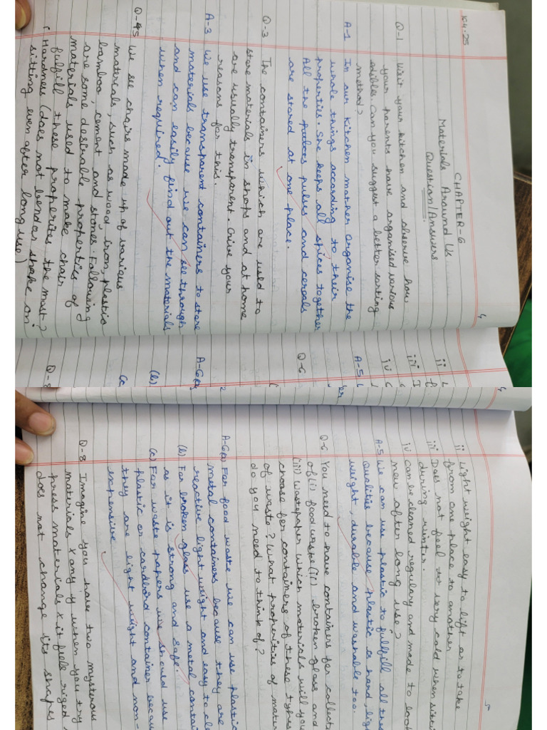 Class 6 Chapter 6 | PDF