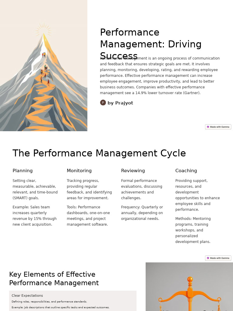 Effective Performance Management Guide | PDF | Leadership | Business ...