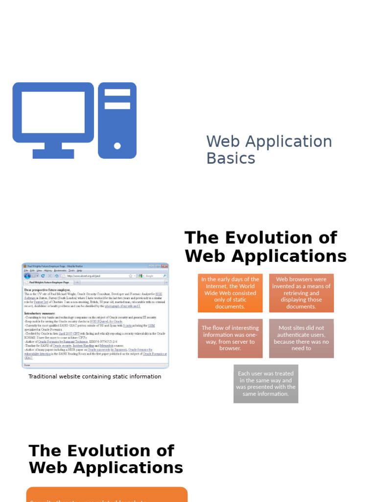 Web Application Security Overview | PDF | World Wide Web | Internet & Web