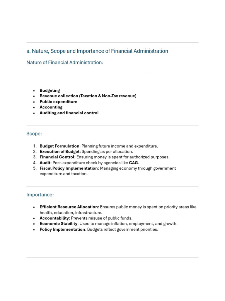 Overview of Government Budgeting Process | PDF | Government Budget ...