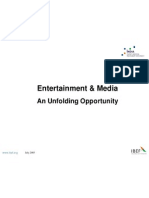 Entertainment & Media: An Unfolding Opportunity