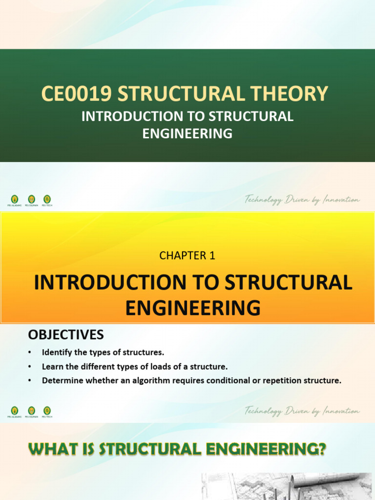 MTPPT1 - Introduction To Structural Engineering | PDF | Structural Load ...