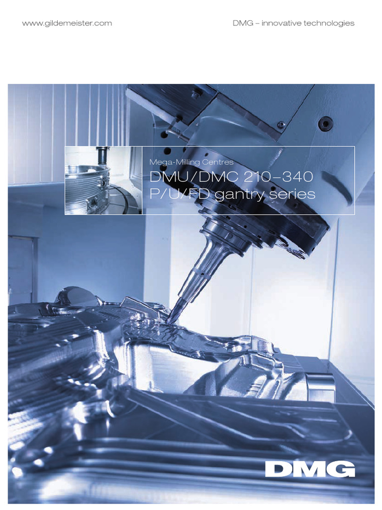 Specs DMU 210 P | PDF | Machining | Machines