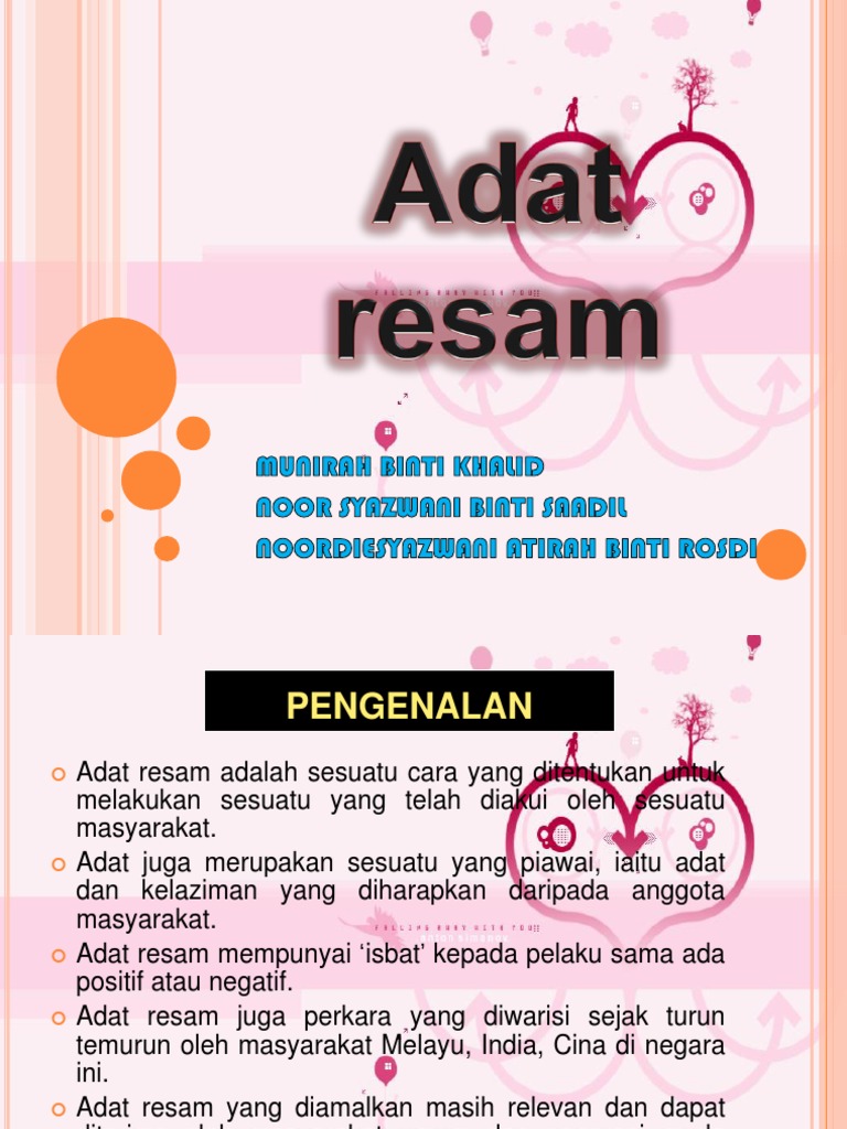 Adat Resam Pdf
