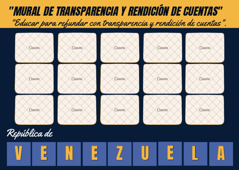 Copia de MURAL DE TRANSPARENCIA Y RENDICIÓN DE CUENTAS PDF | PDF