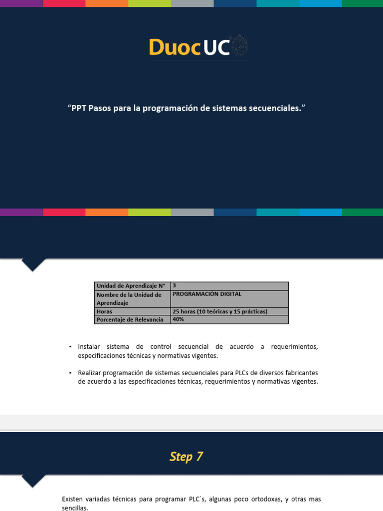 3.1.1 PPT Programación de Sistemas Secuenciales | PDF