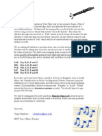 Recorder Karate Year 3 Letter 2012