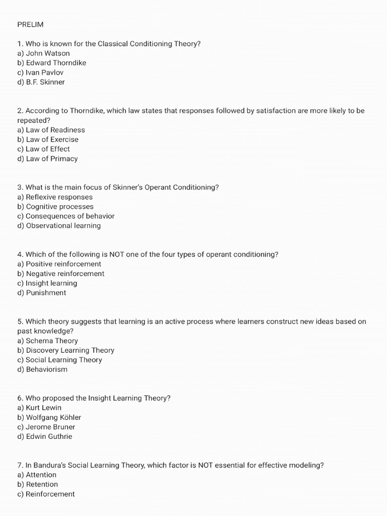 HE Practice Questions | PDF