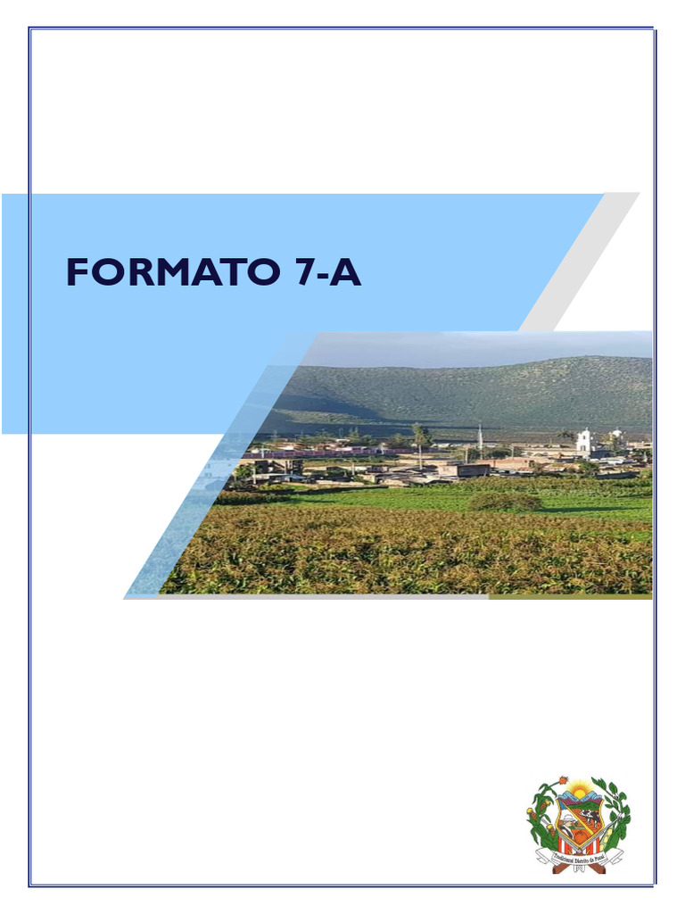 Formato 7-A: Guía Completa | PDF