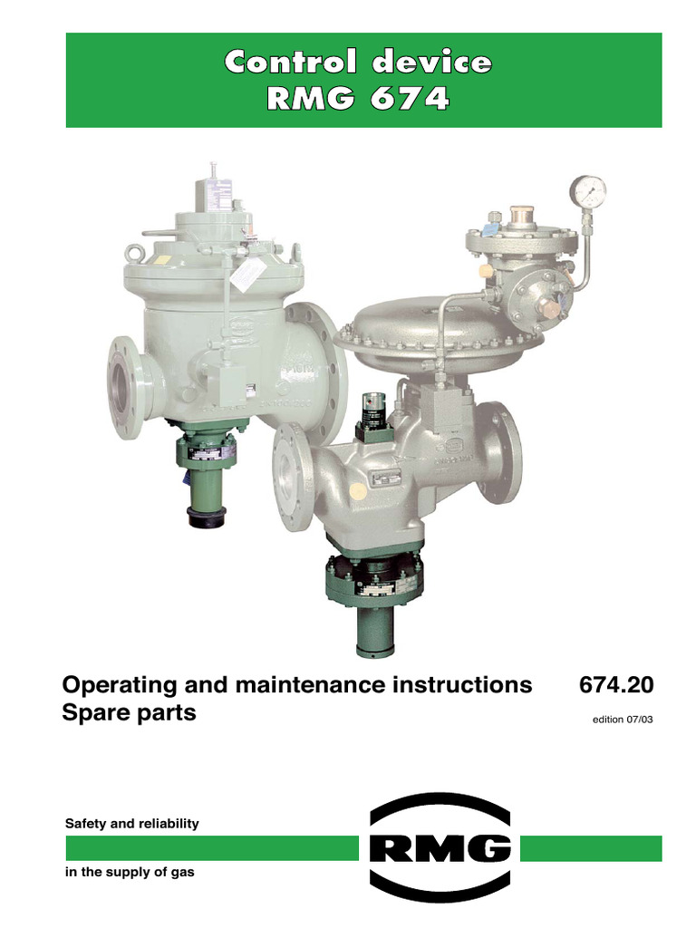 RMG 674 Control Device Maintenance Guide | PDF | Valve | Equipment