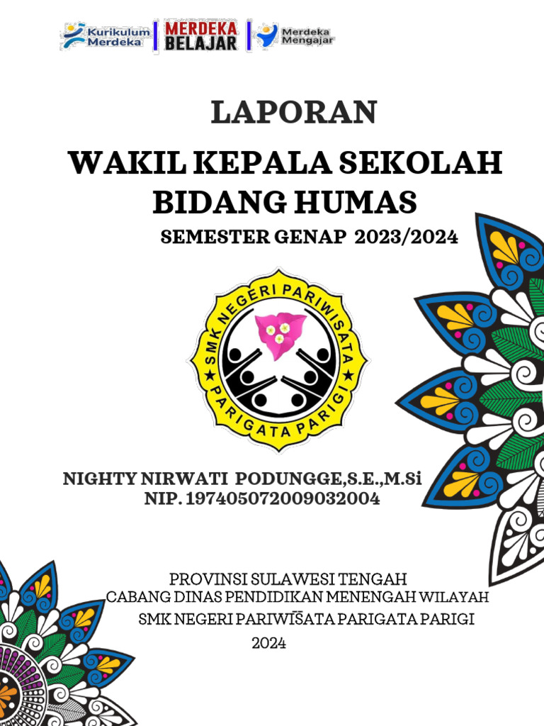 Laporan Humas SMK Pariwisata 2024 | PDF