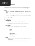 In-Basket Exercise for Management Training | PDF | Decision Making ...